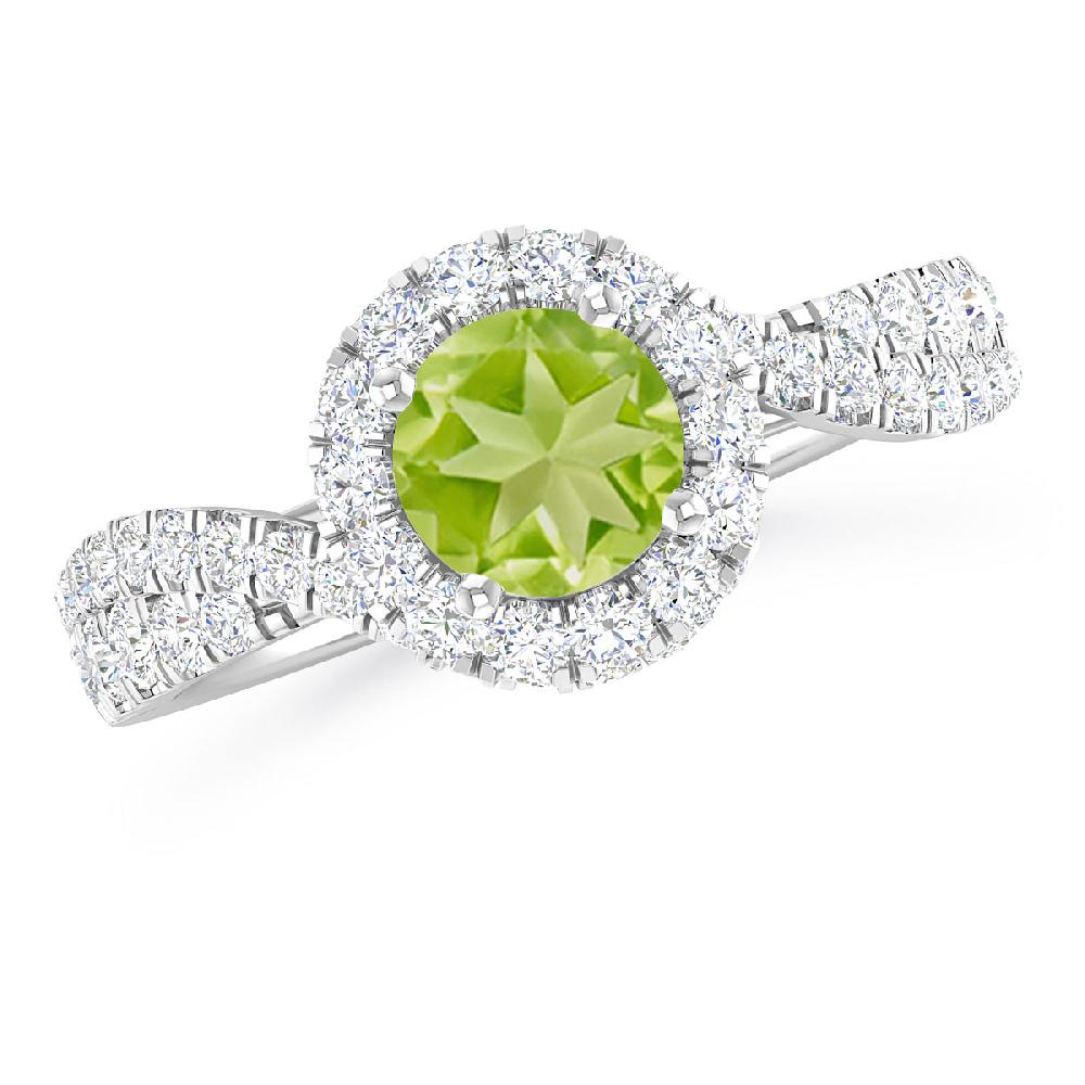 White Gold - Peridot