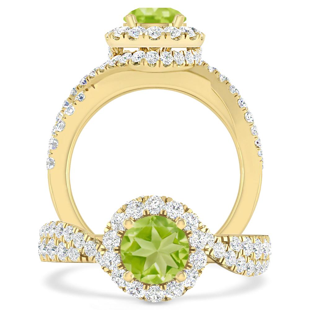 Yellow Gold - Peridot