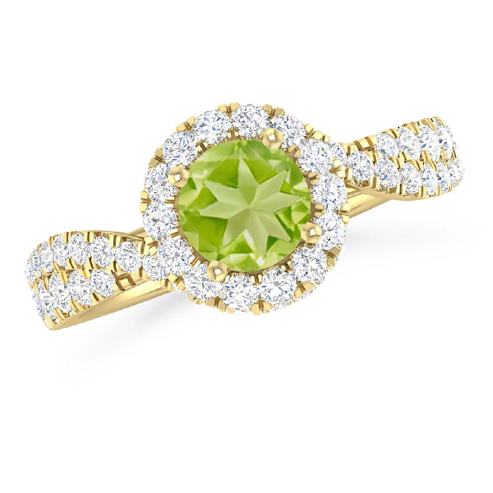 Yellow Gold - Peridot