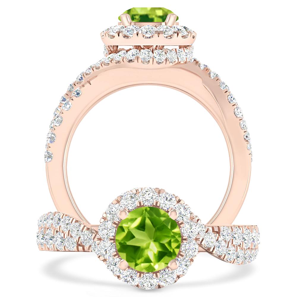 Rose Gold - Peridot