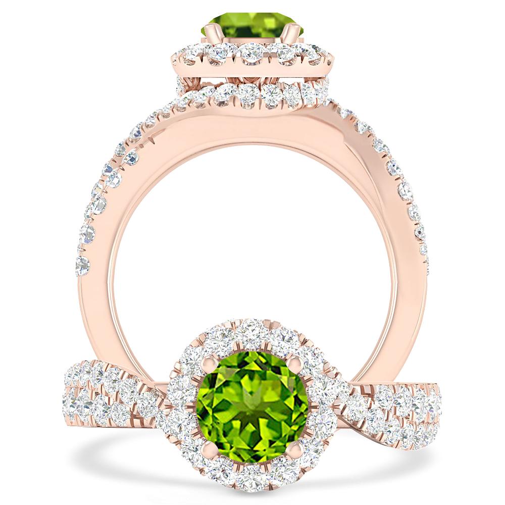 Rose Gold - Peridot