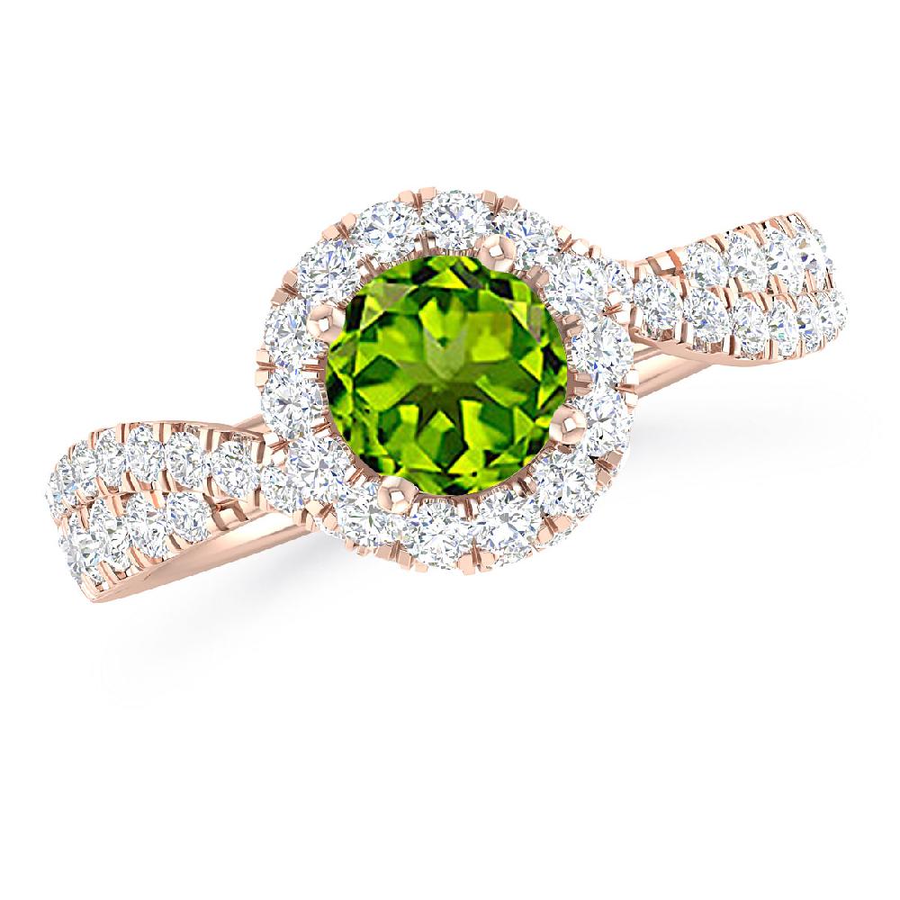 Rose Gold - Peridot