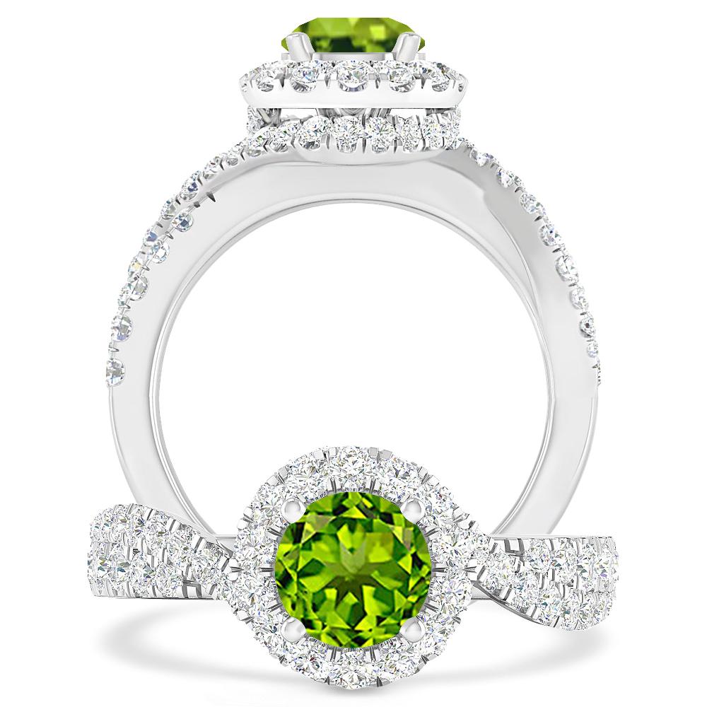 White Gold - Peridot