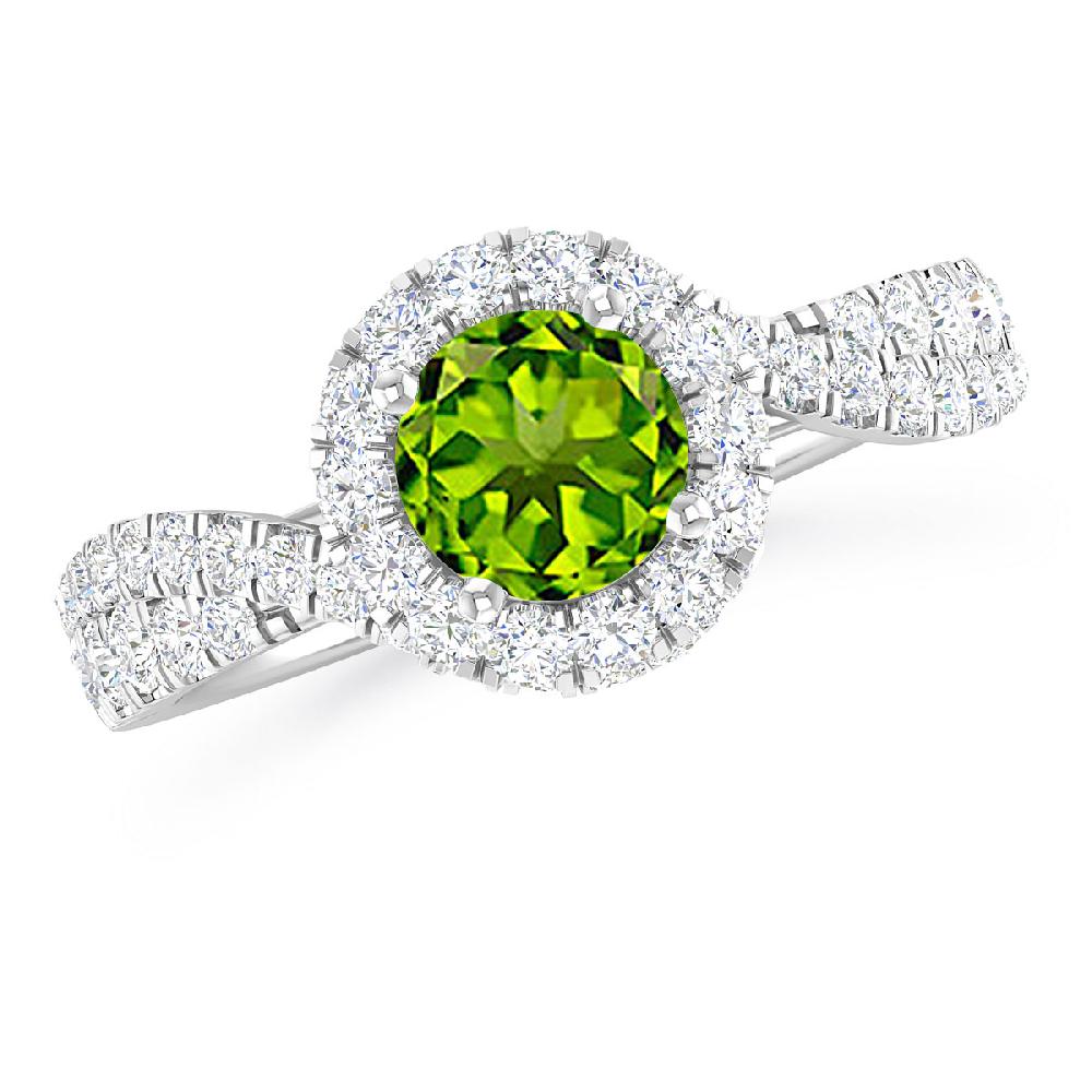 White Gold - Peridot