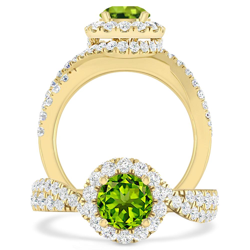 Yellow Gold - Peridot