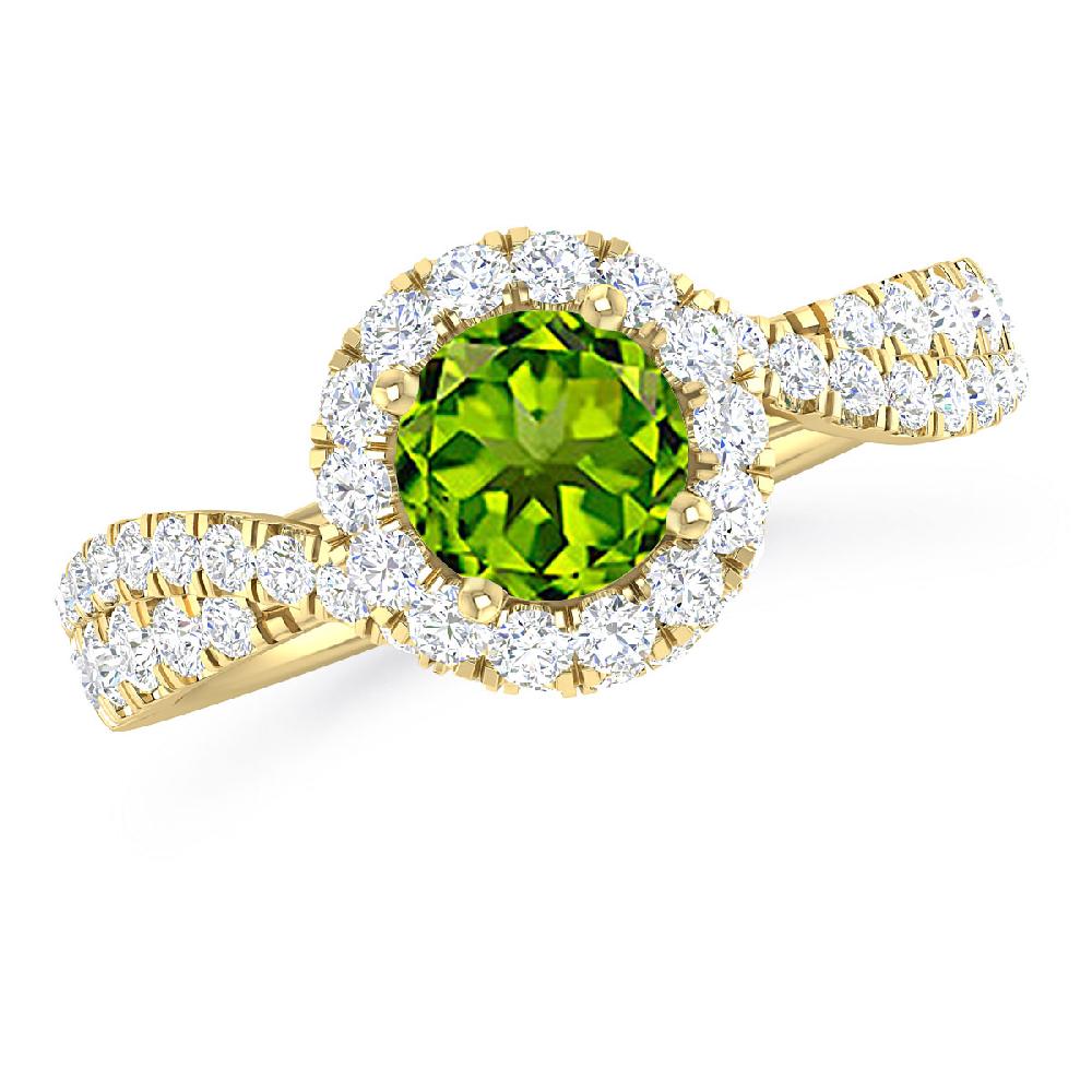 Yellow Gold - Peridot