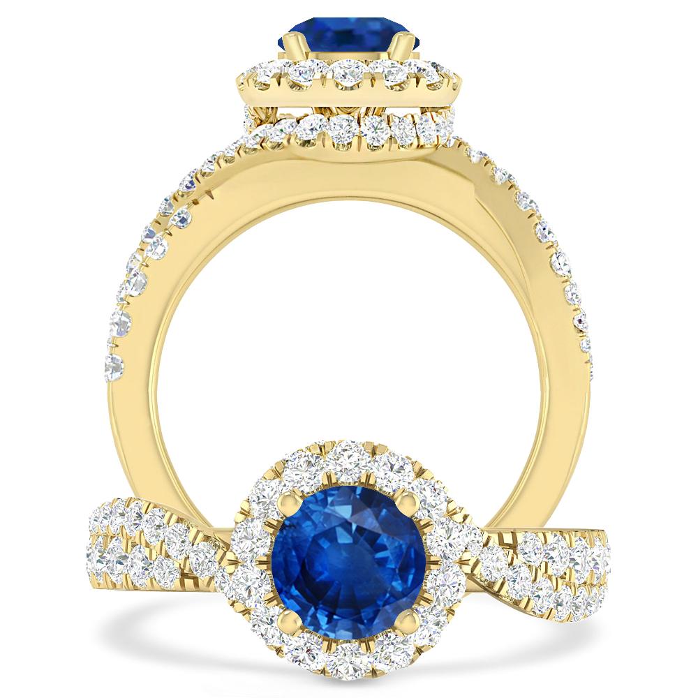 Yellow Gold - Sapphire