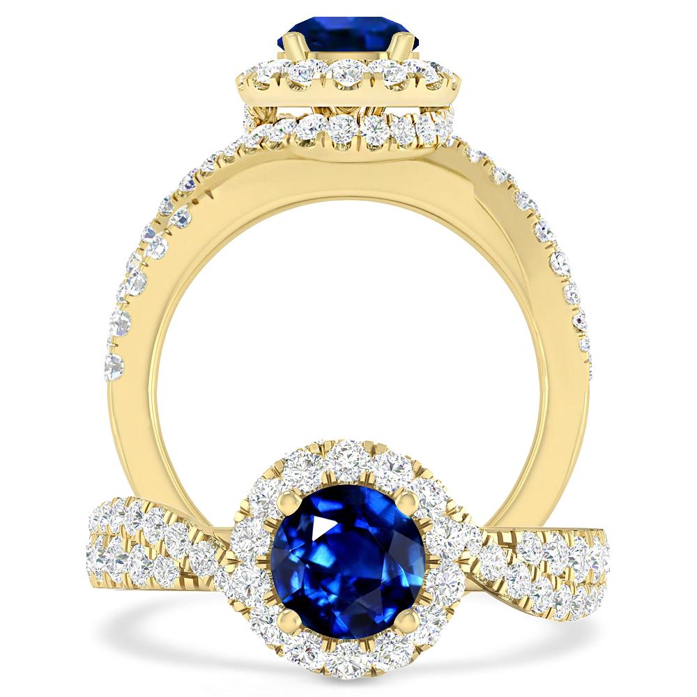 Yellow Gold - Sapphire