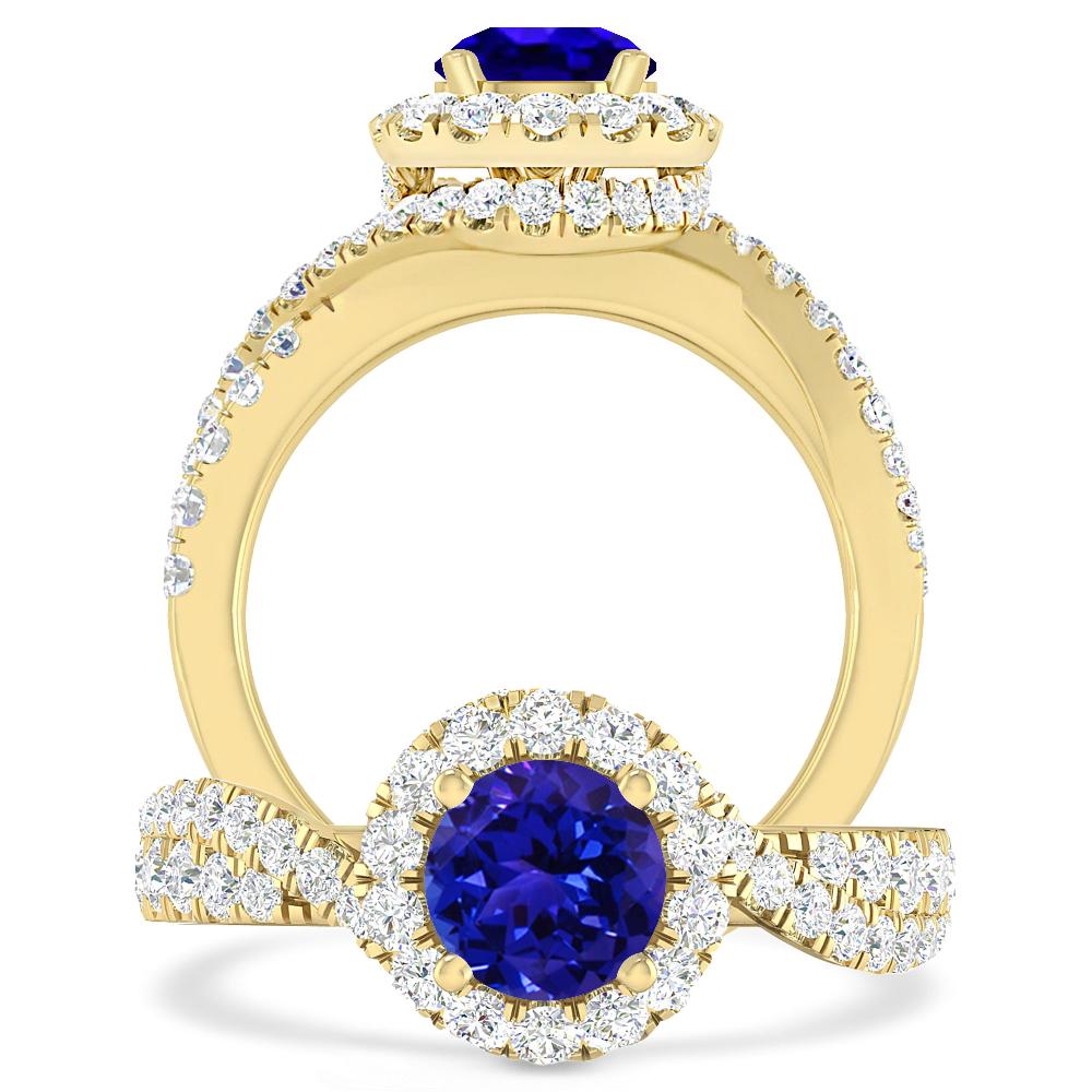 Yellow Gold - Tanzanite