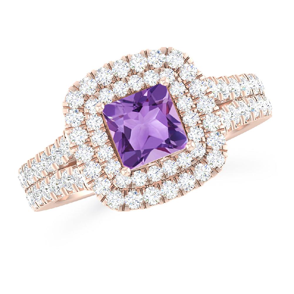 Rose Gold - Amethyst