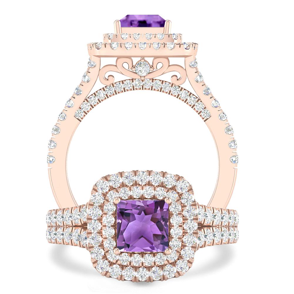 Rose Gold - Amethyst