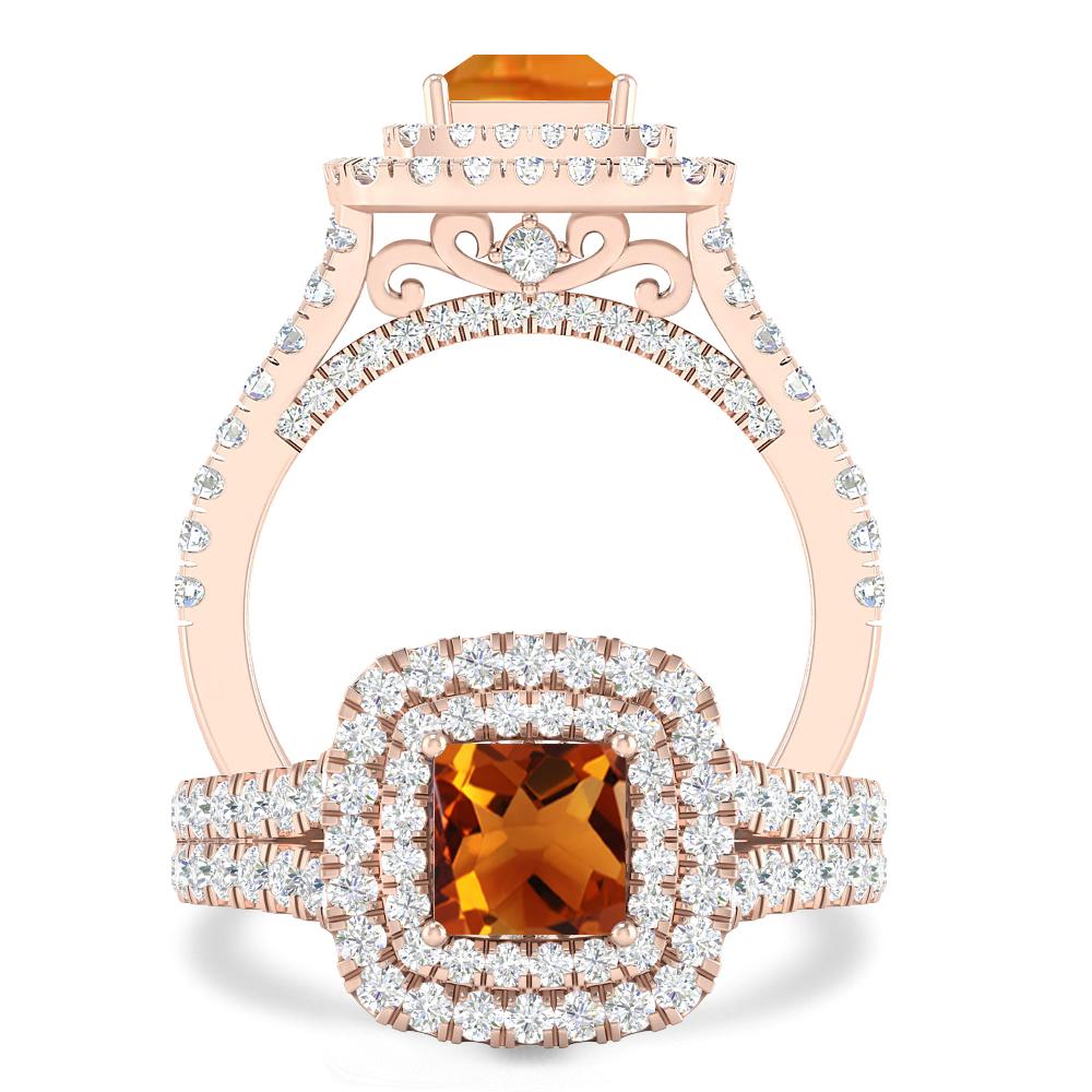 Rose Gold - Citrine