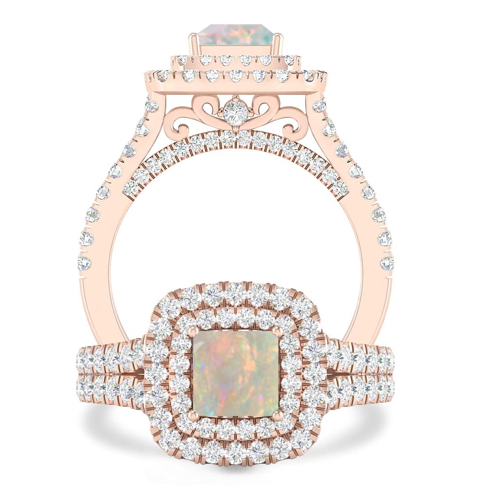 Rose Gold - Opal