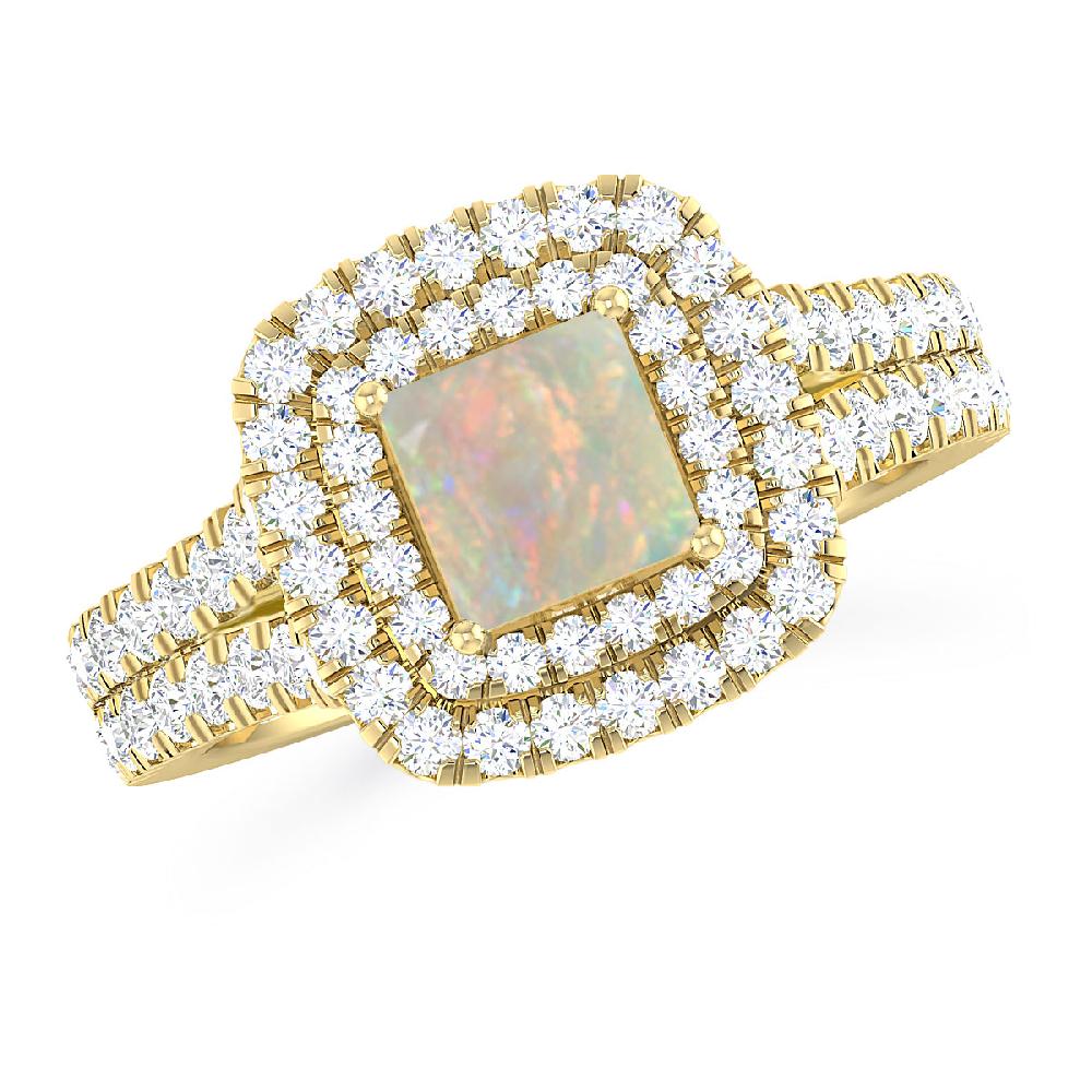 Yellow Gold - Opal