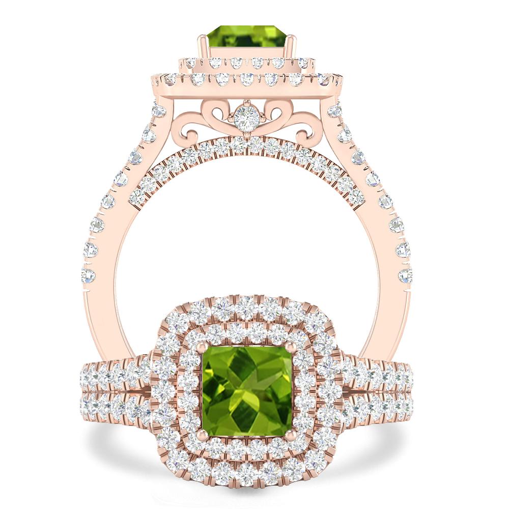 Rose Gold - Peridot