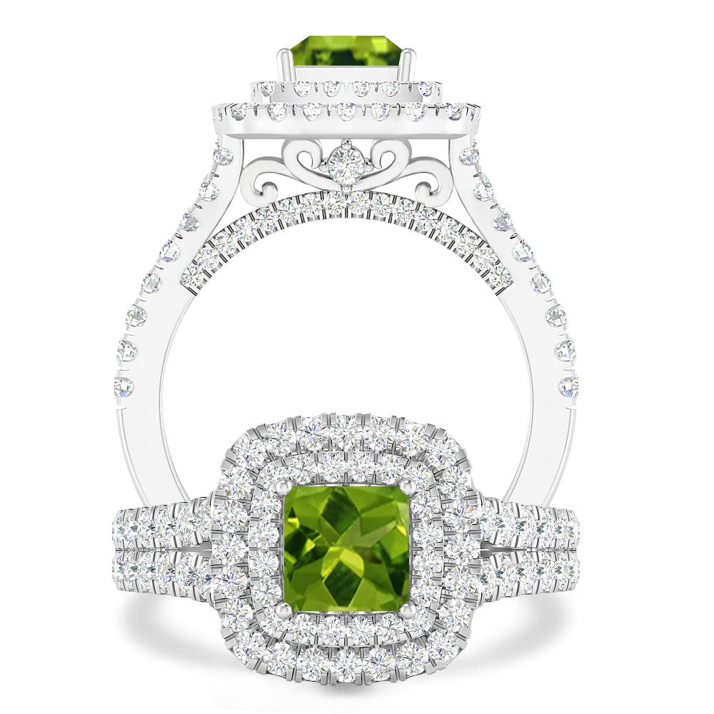 White Gold - Peridot