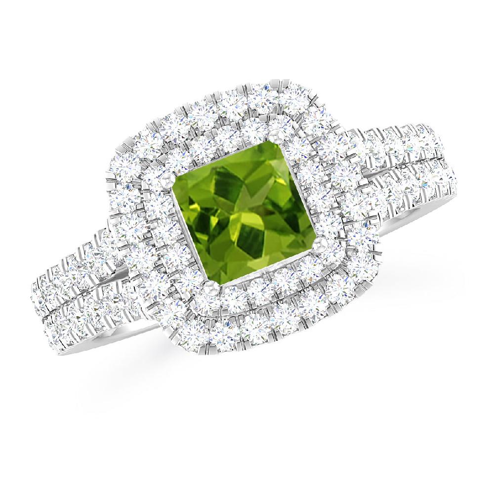 White Gold - Peridot