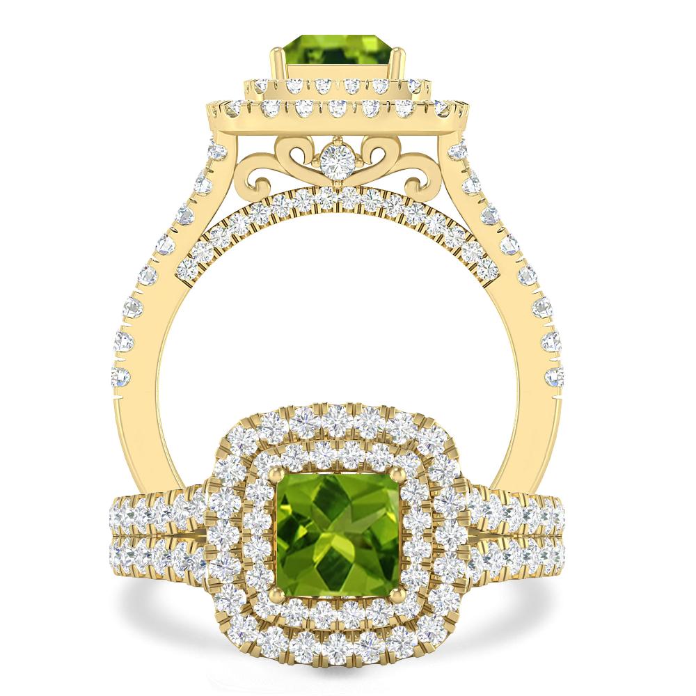 Yellow Gold - Peridot