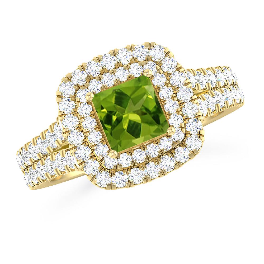 Yellow Gold - Peridot