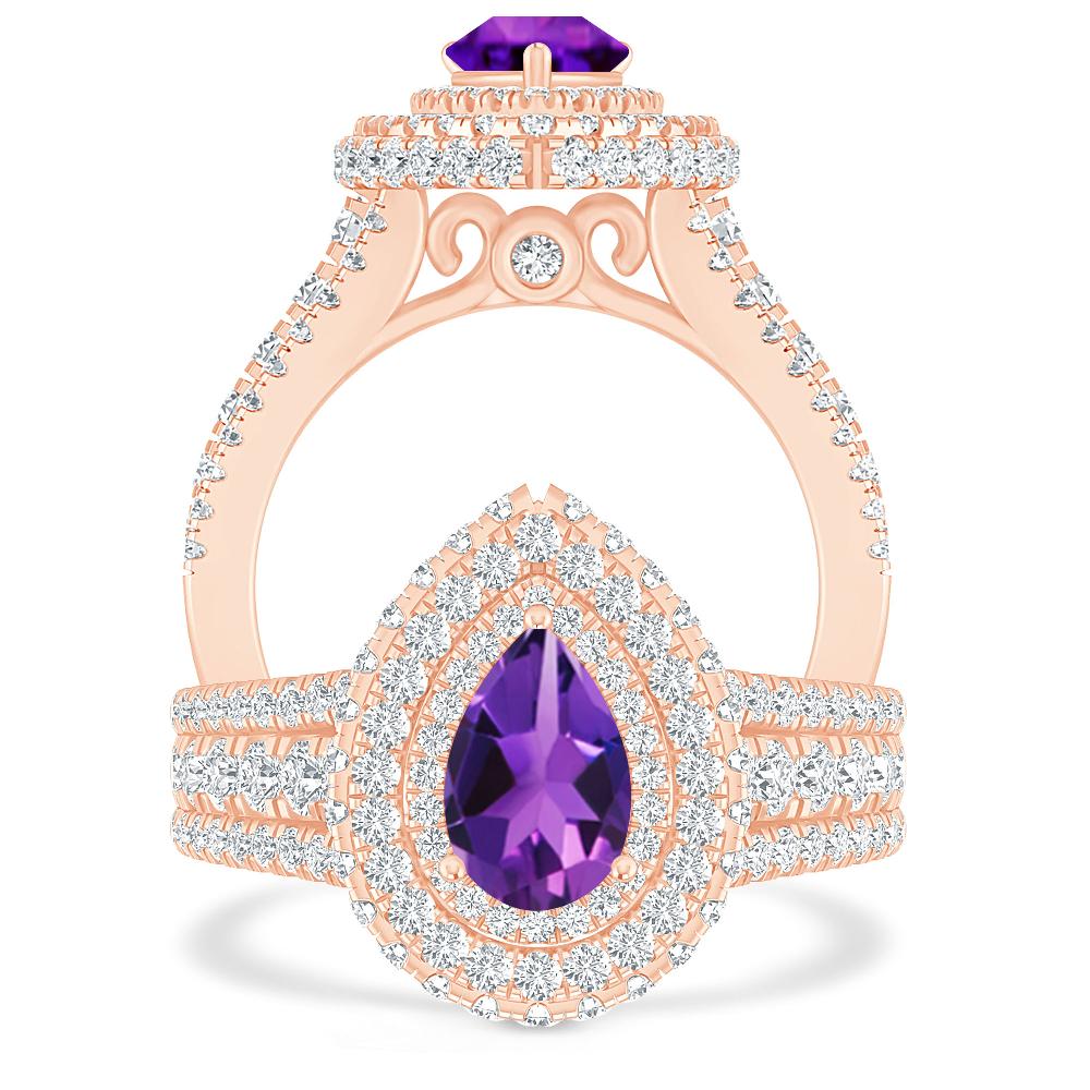 Rose Gold - Amethyst