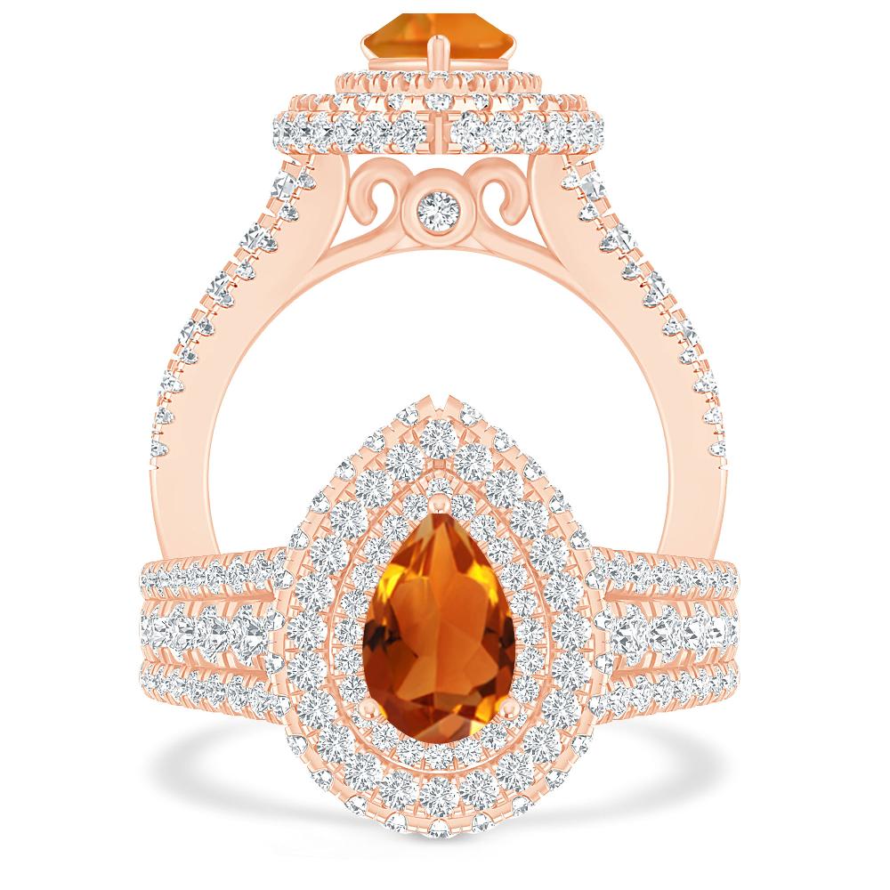 Rose Gold - Citrine