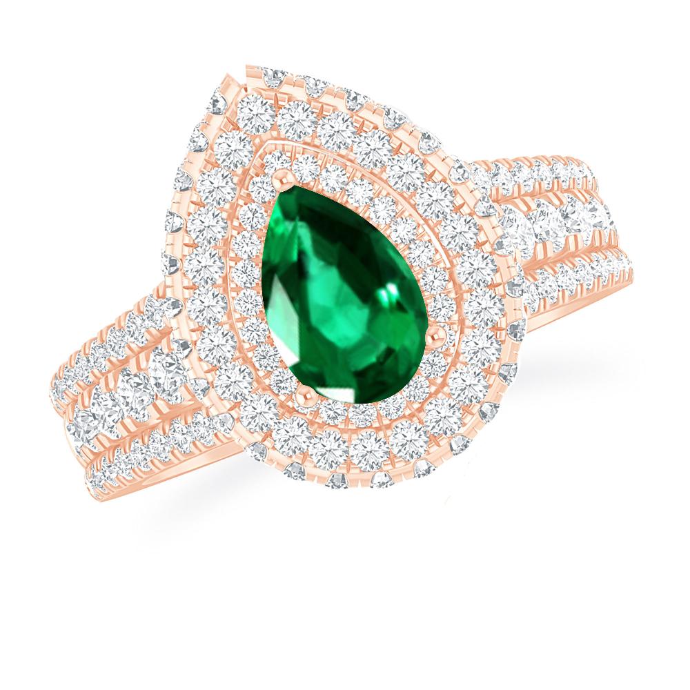 Rose Gold - Emerald