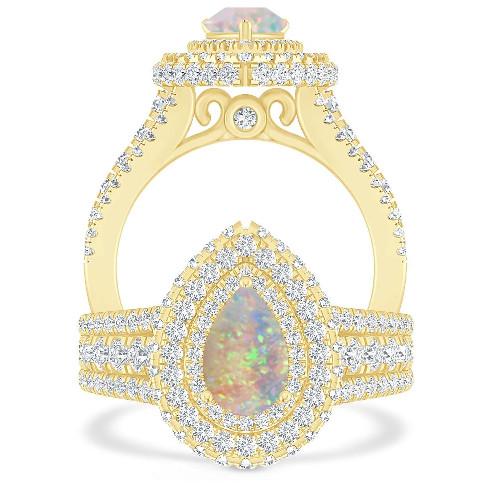 Yellow Gold - Opal