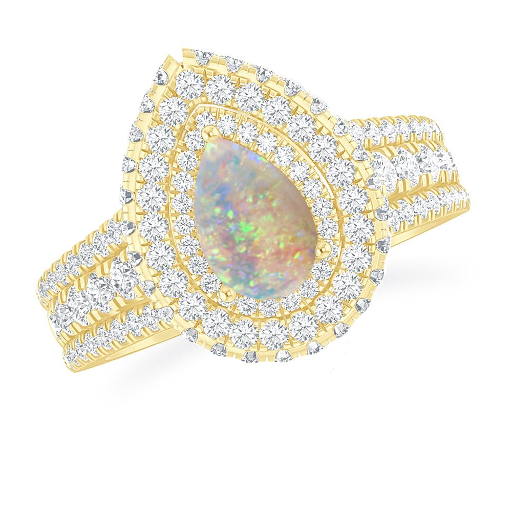 Yellow Gold - Opal