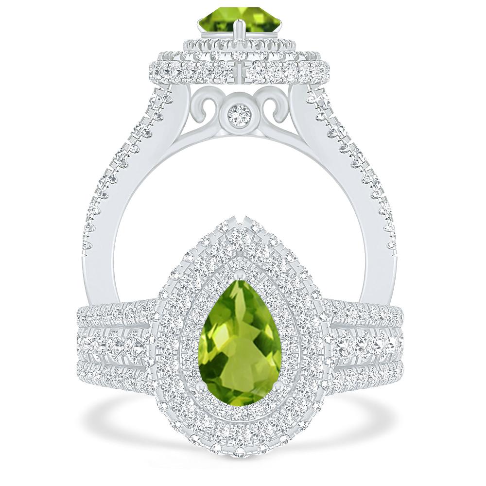 White Gold - Peridot