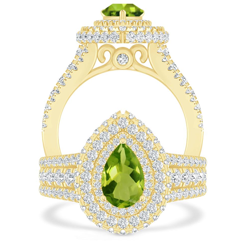 Yellow Gold - Peridot