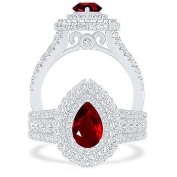 White Gold - Ruby