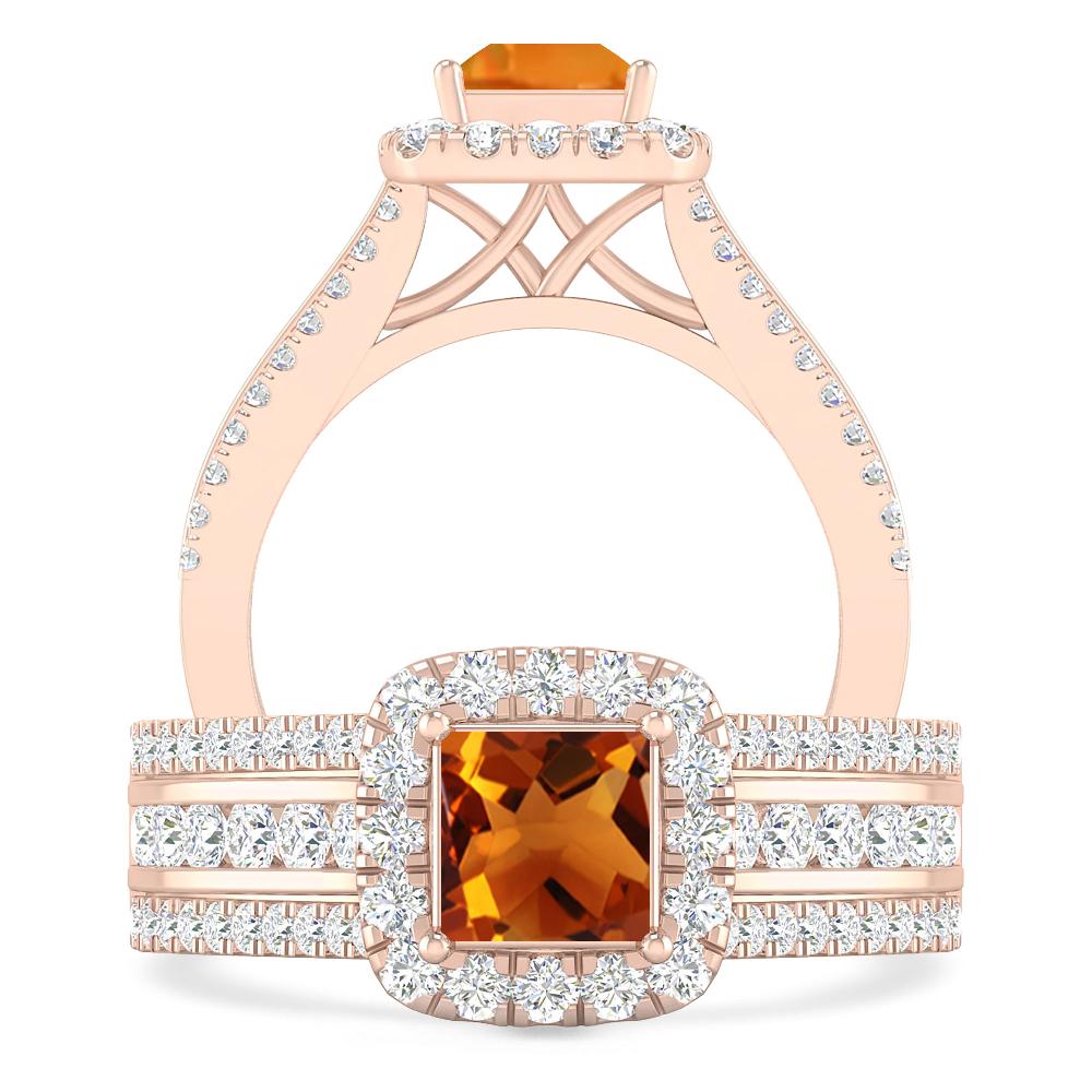 Rose Gold - Citrine