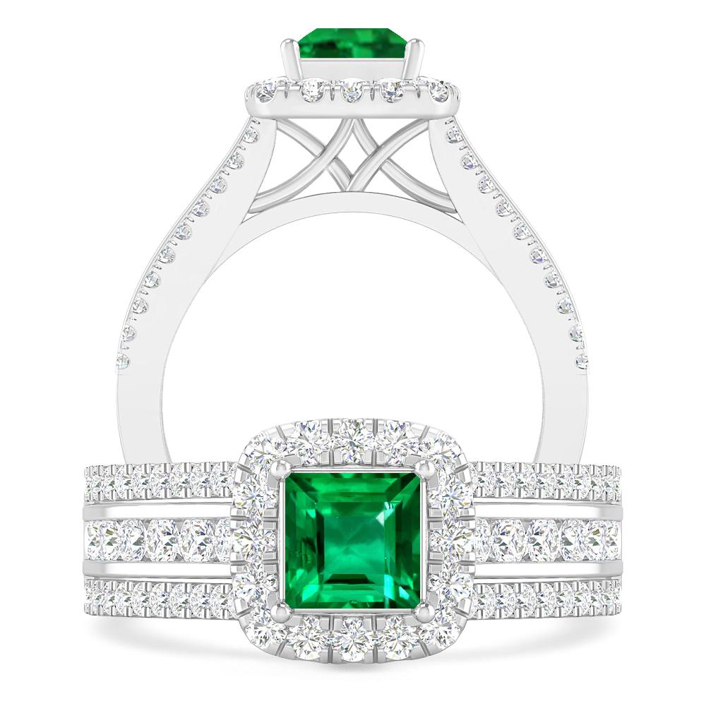 White Gold - Emerald