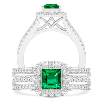 White Gold - Emerald