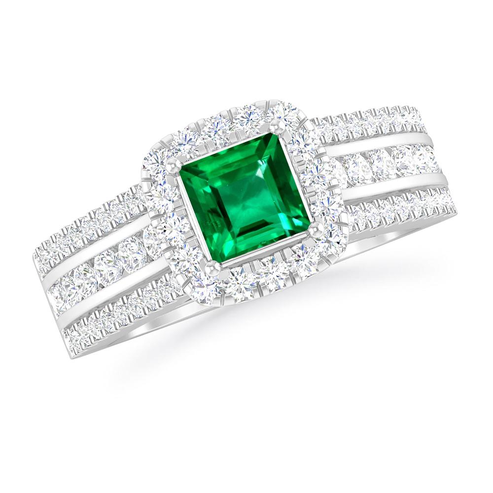 White Gold - Emerald