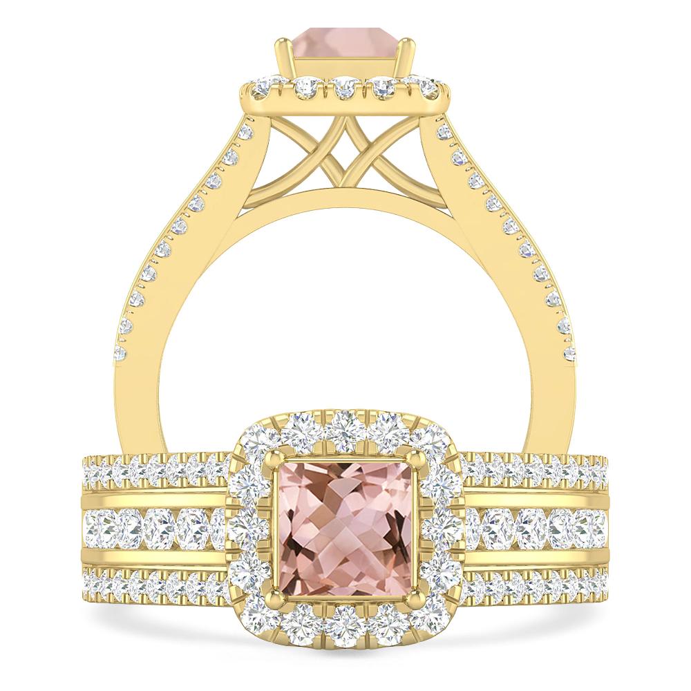 Yellow Gold - Morganite