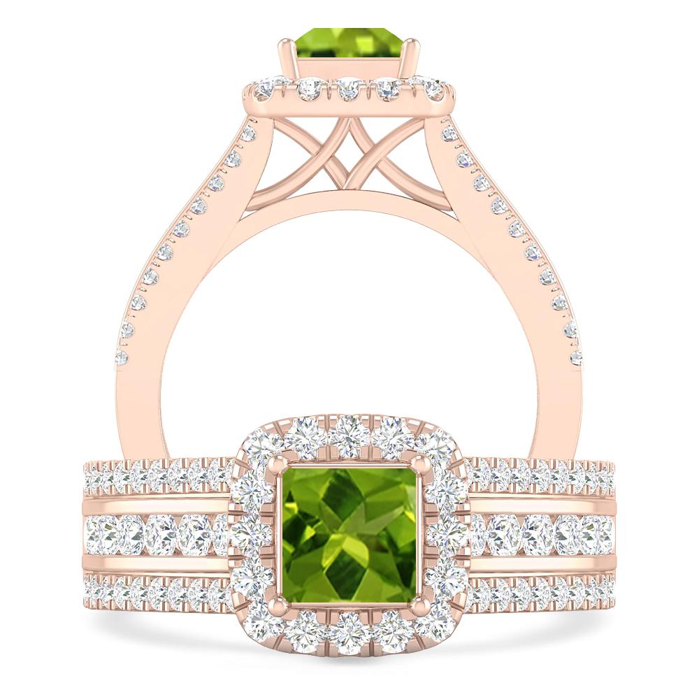 Rose Gold - Peridot