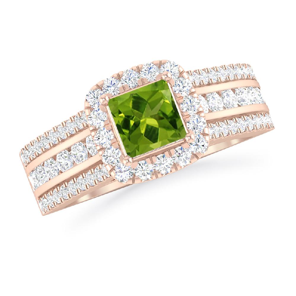 Rose Gold - Peridot