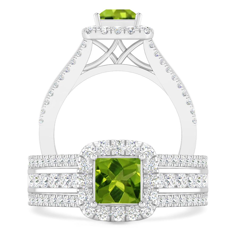 White Gold - Peridot