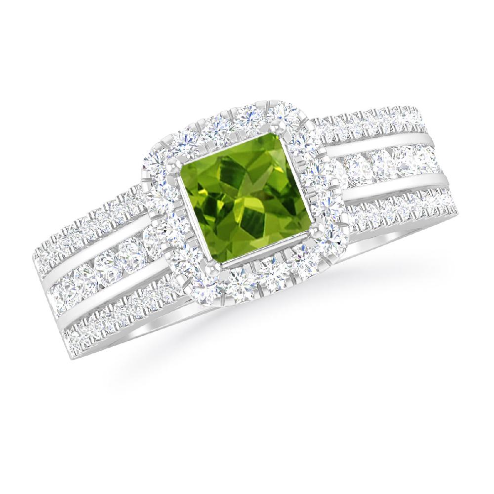 White Gold - Peridot