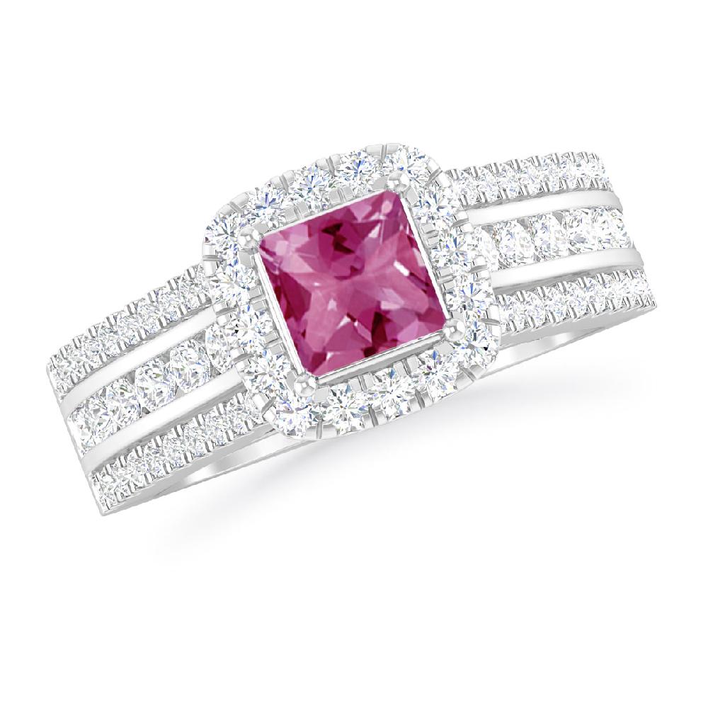 White Gold - Pink Tourmaline