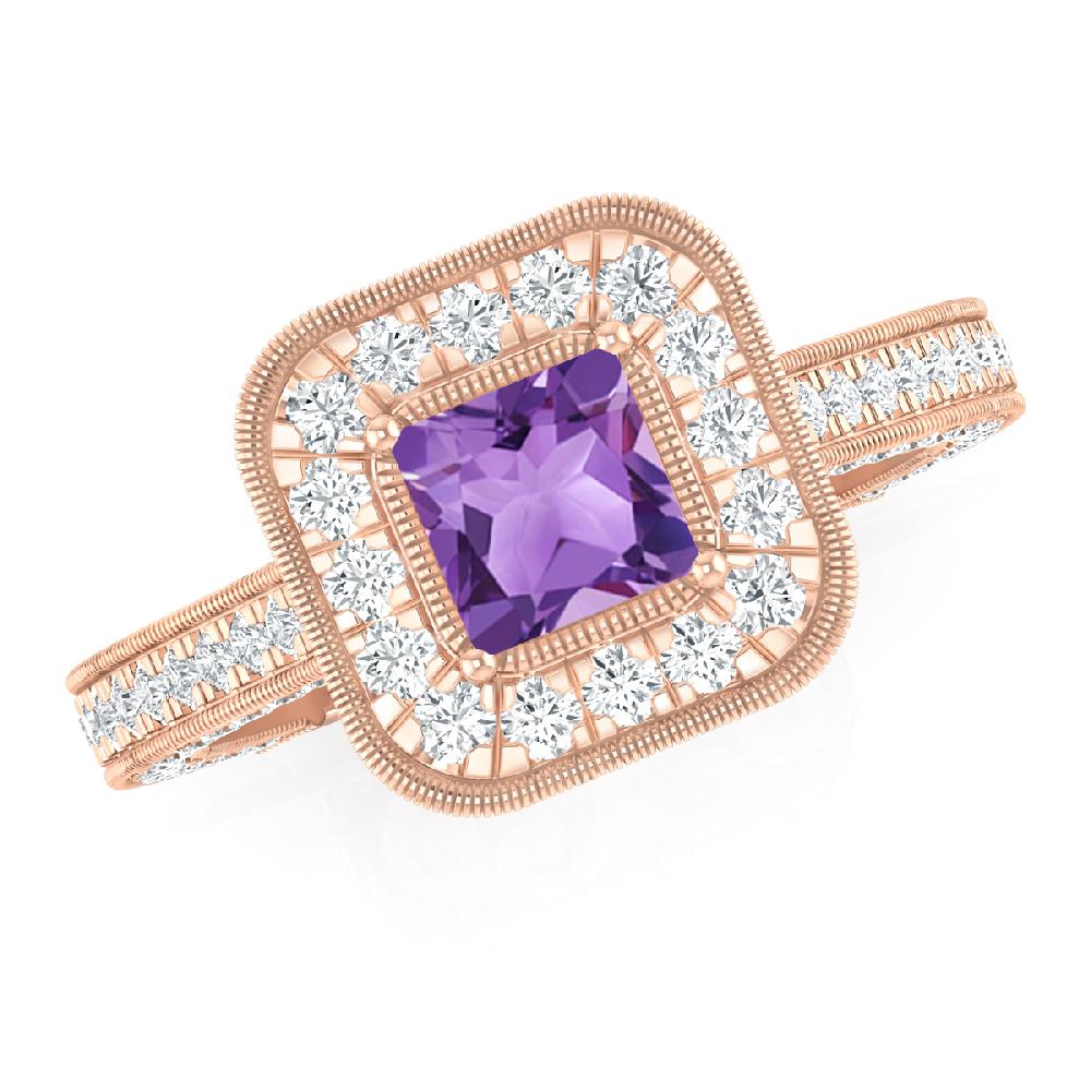 Rose Gold - Amethyst