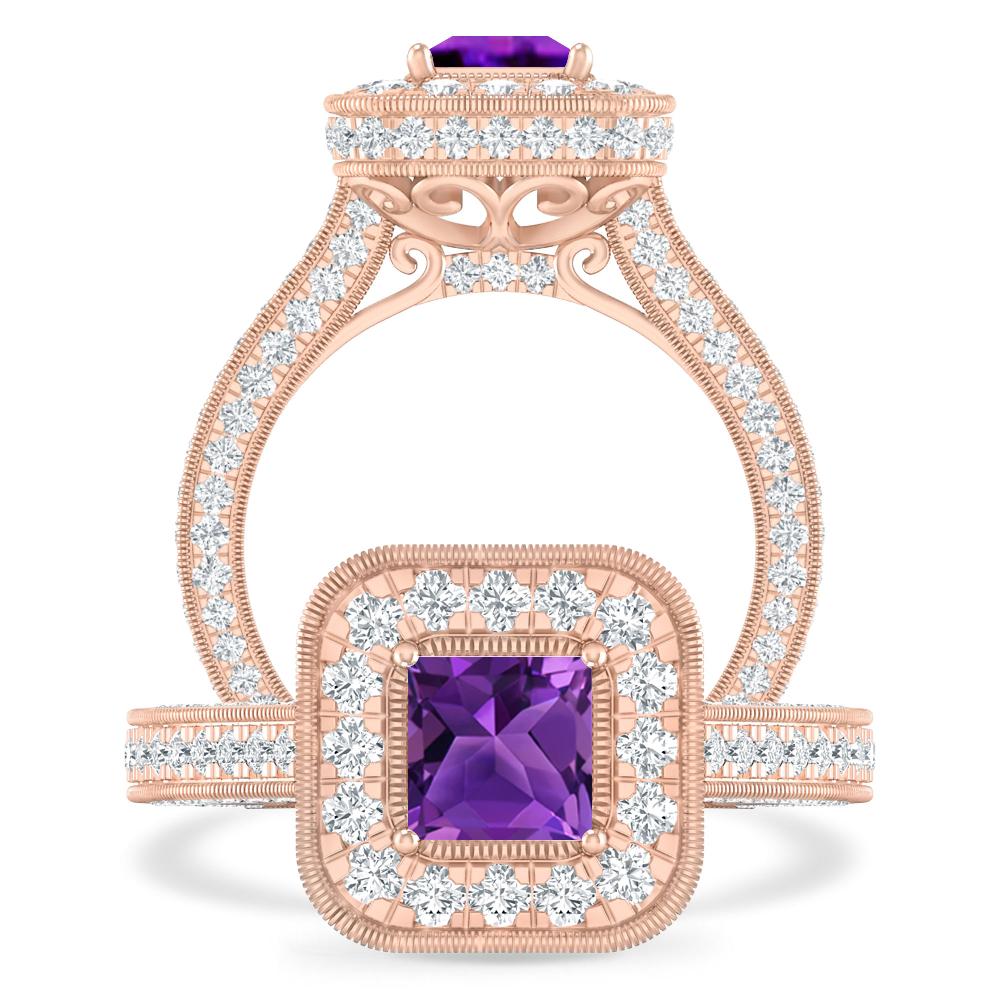 Rose Gold - Amethyst