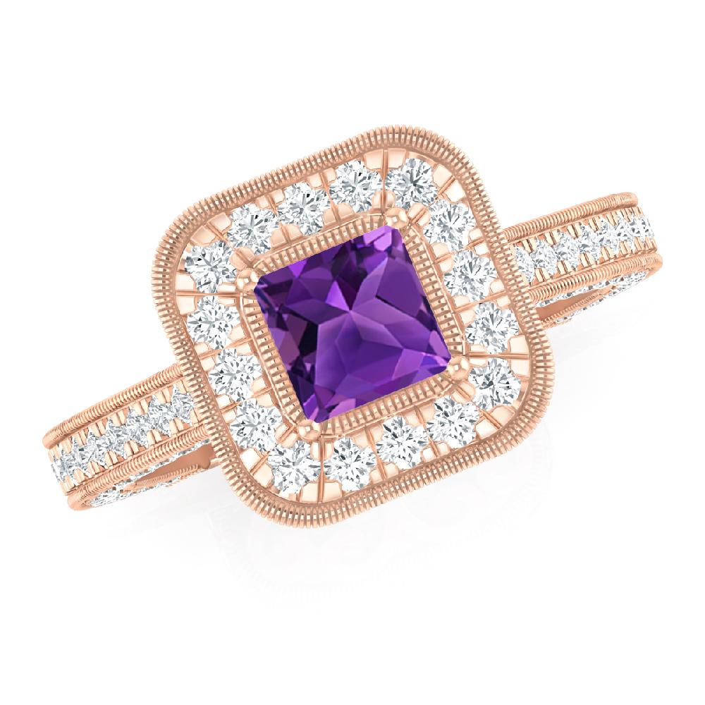 Rose Gold - Amethyst