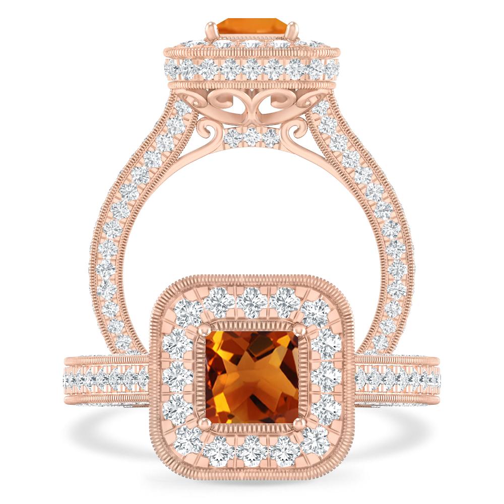 Rose Gold - Citrine