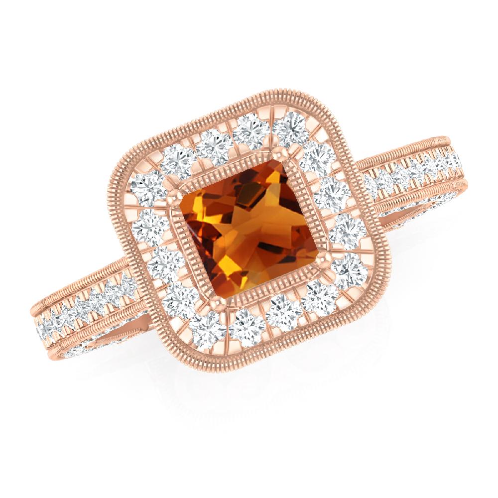 Rose Gold - Citrine