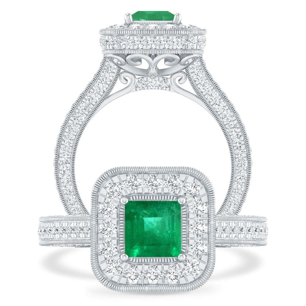 White Gold - Emerald