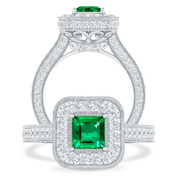 White Gold - Emerald