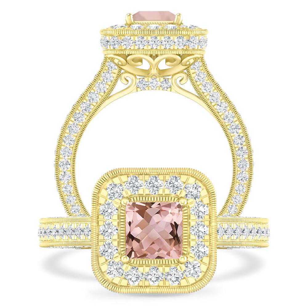 Yellow Gold - Morganite