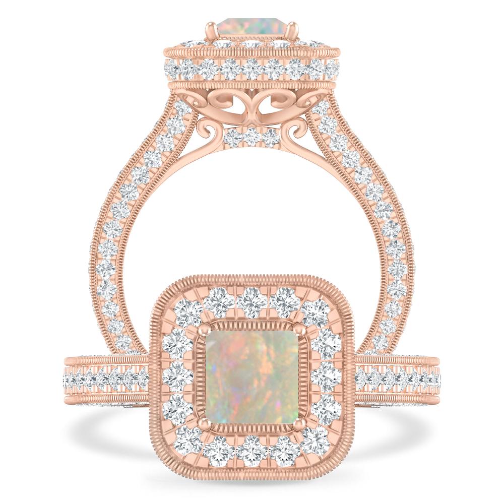 Rose Gold - Opal